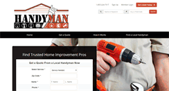 Desktop Screenshot of handymannearme.com